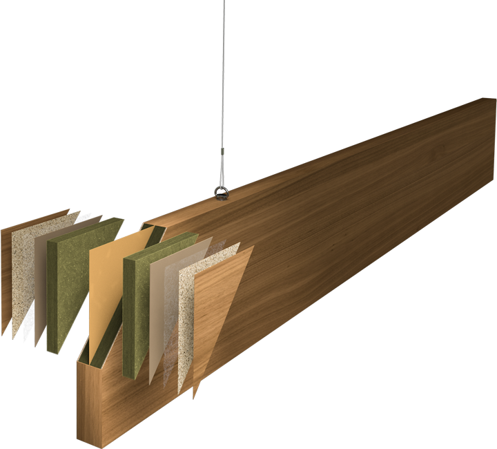 BaffleExplodedDiagram-1810-1 Cella Acoustic Baffles